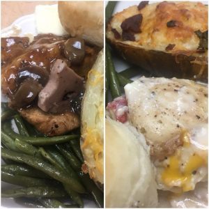 Pork and chicken