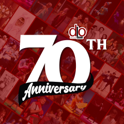 DLO's 70th Anniversary logo